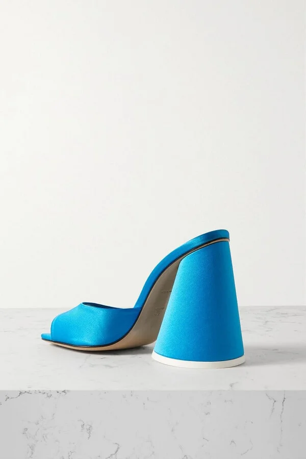 Luz satin mules - Image 3