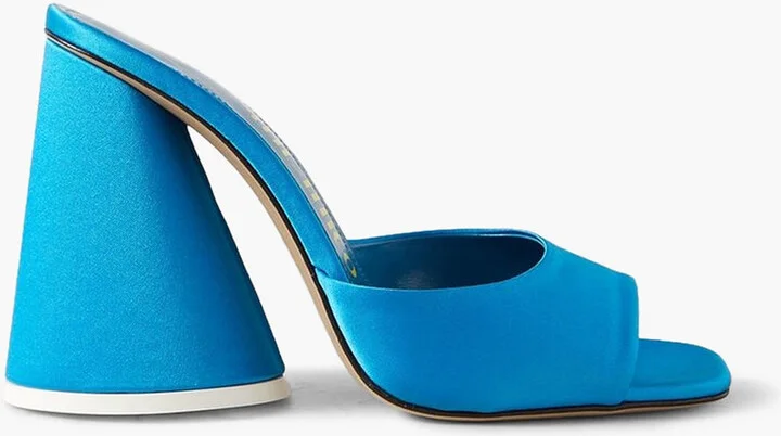 Luz satin mules