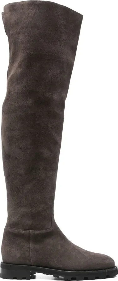 Luz suede over-the-knee boots