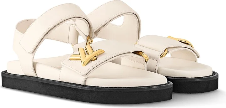 LV Sunset Comfort Flat Sandal - Image 3