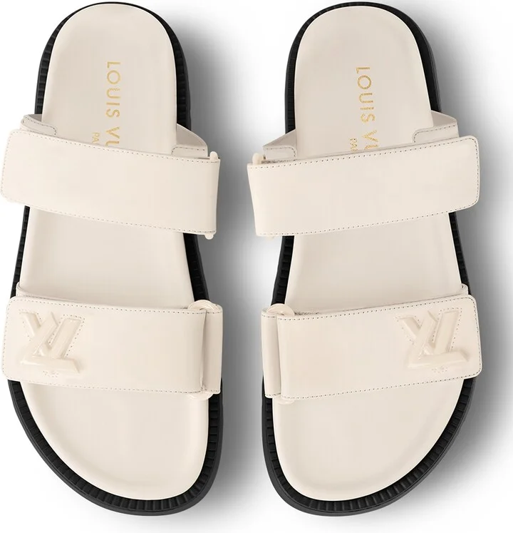 LV Sunset Flat Comfort Mule - Image 4