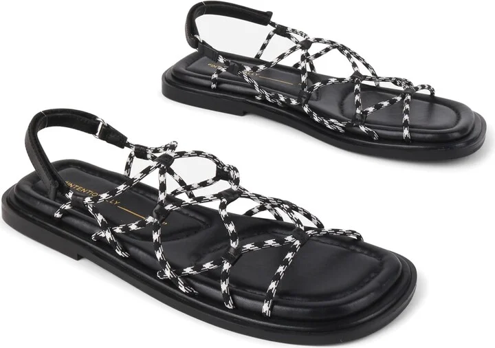 Lychee Elastic Sport Cord Flat Sandal-Multicolor
