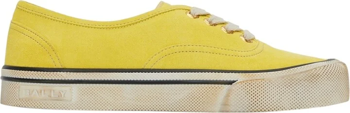 Lyder 6304348 Men's Yellow Suede Leather Sneakers