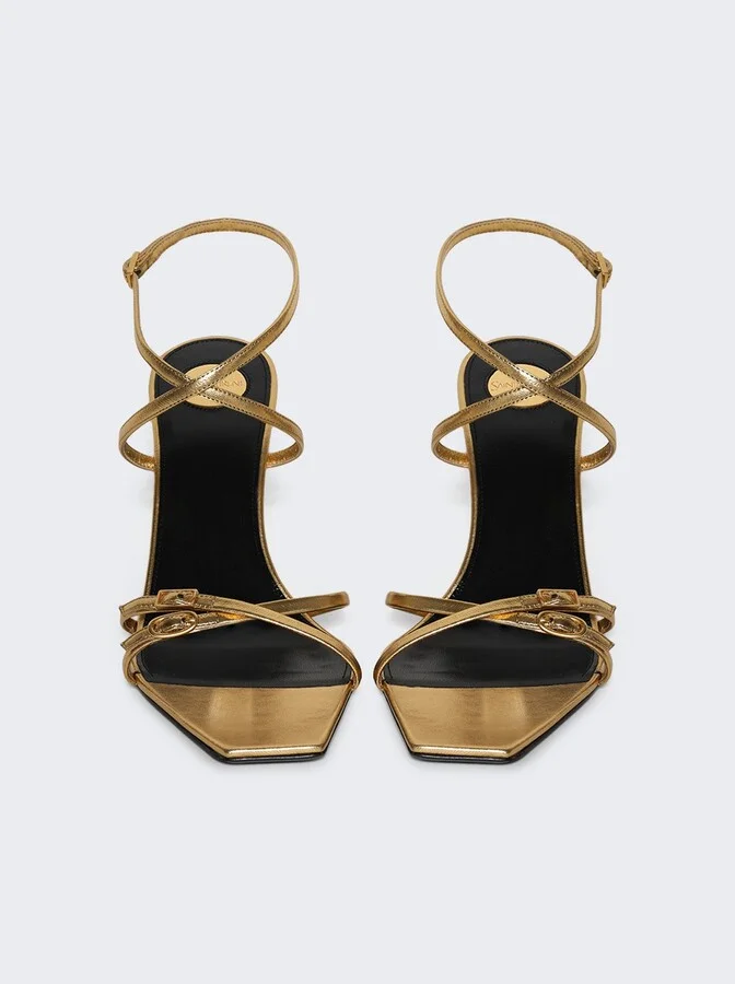 Lydia 75 Spiros Sandal Metal Moon Gold
