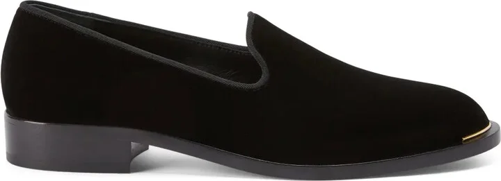 Lydia velvet loafers