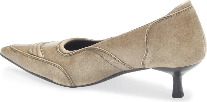 Lykke Pointed Toe Kitten Heel Pump - Image 2
