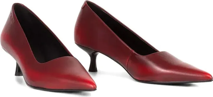 Lykke pointed-toe kitten-heel pumps - Image 2