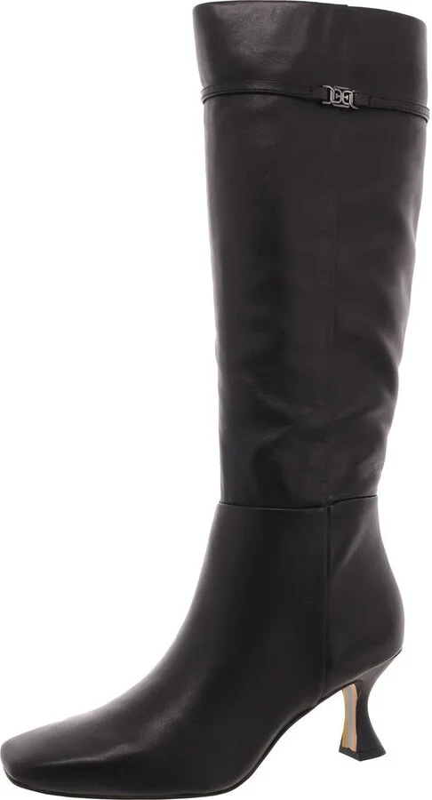 Lyla Womens Suede Solid Knee-High Boots