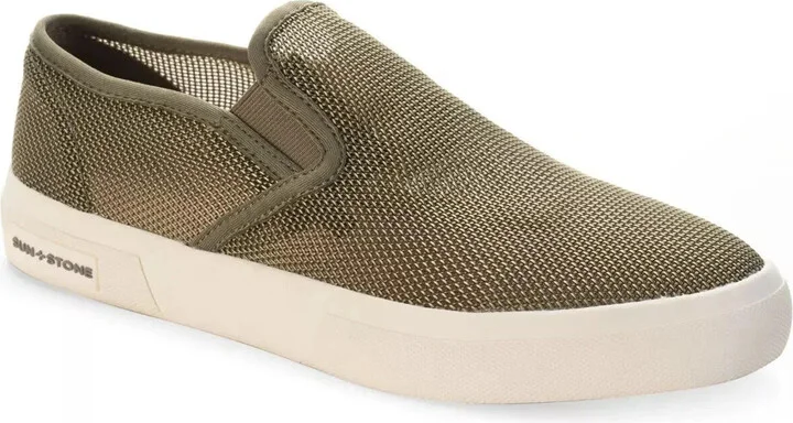 Lyle 100147537 Sneakers Mens 7.5 Sage Slip On Casual Shoes GBNC681