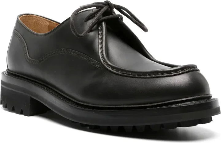 Lymington burnished-leather lace-up shoes - Image 2