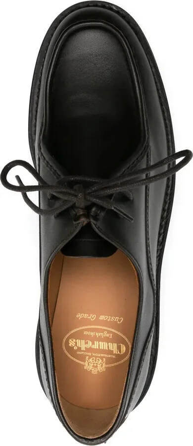 Lymington burnished-leather lace-up shoes - Image 4