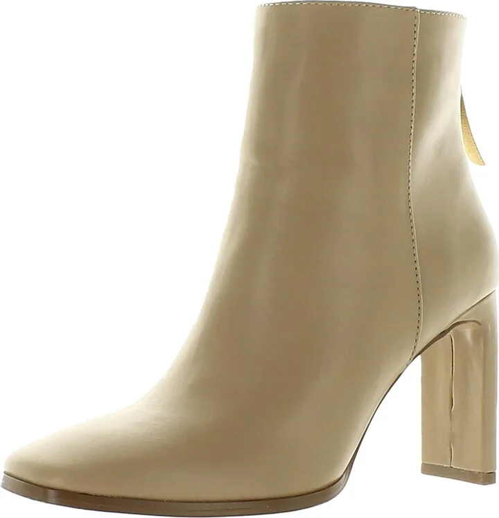 Lynett Womens Faux Leather Bootie Ankle Boots
