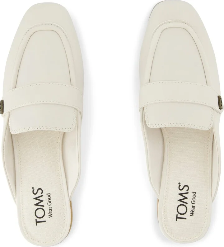 Lynette Mule Light Sand Leather Flat - Image 5