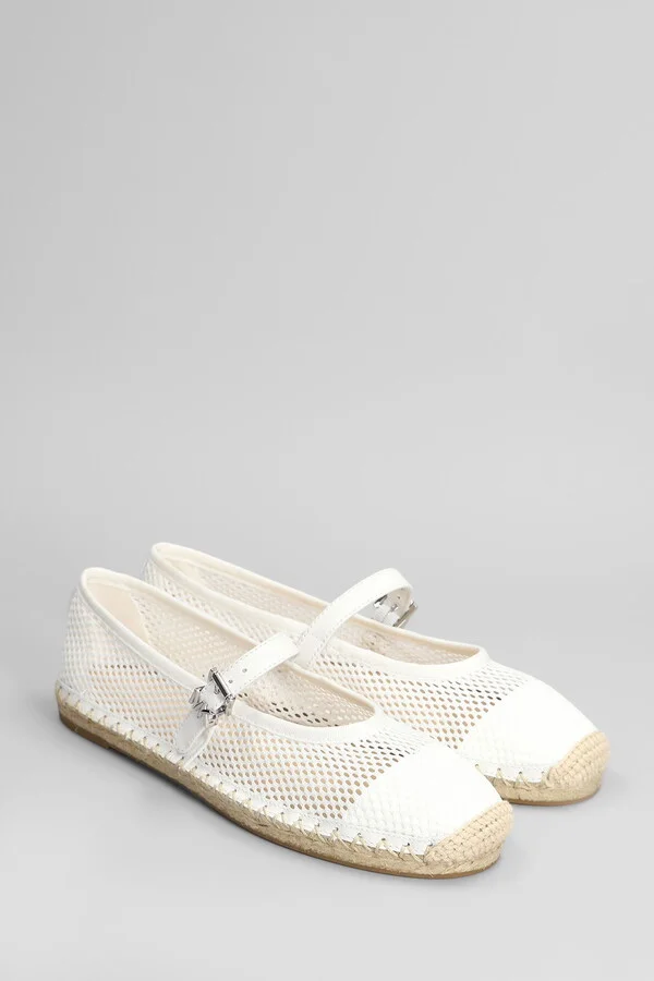 Lynn Espadrilles In White Fabric - Image 2