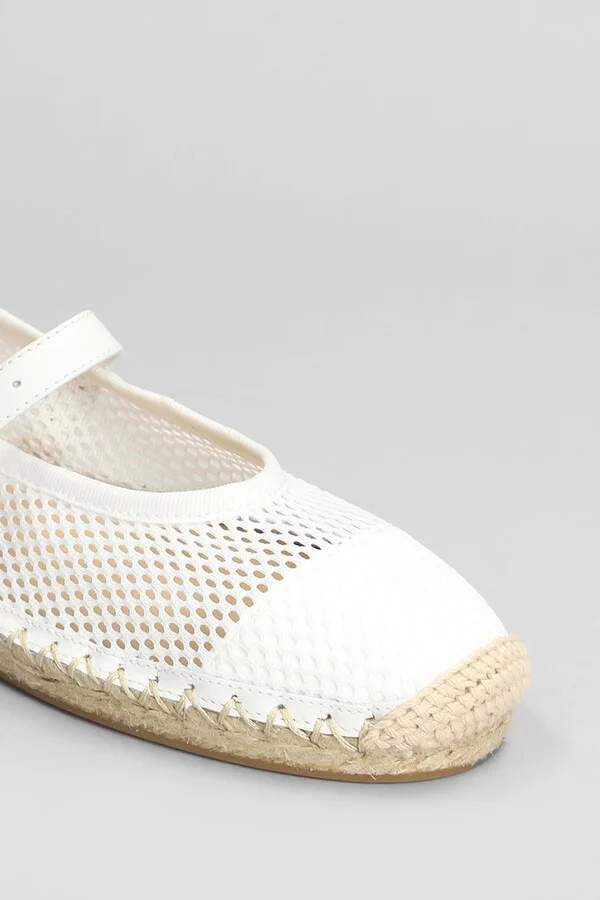 Lynn Espadrilles In White Fabric - Image 5