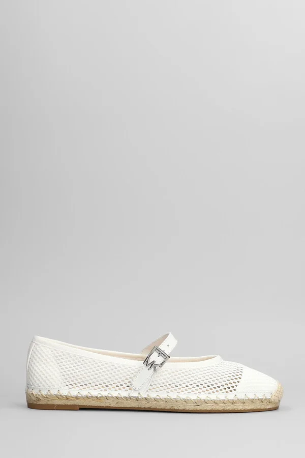 Lynn Espadrilles In White Fabric