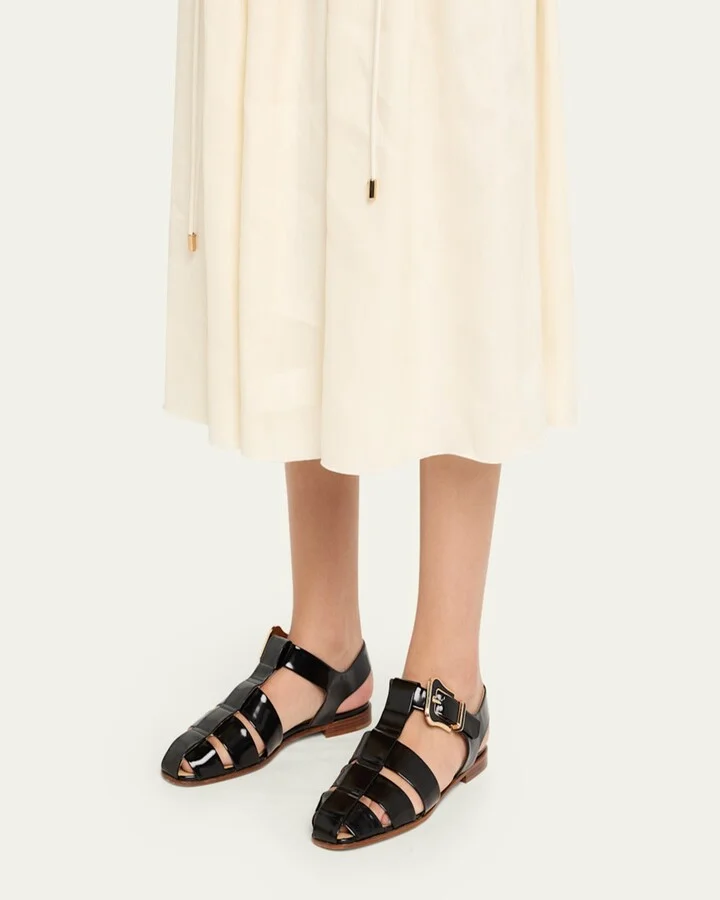 Lynn Leather Fisherman Sandals - Image 4