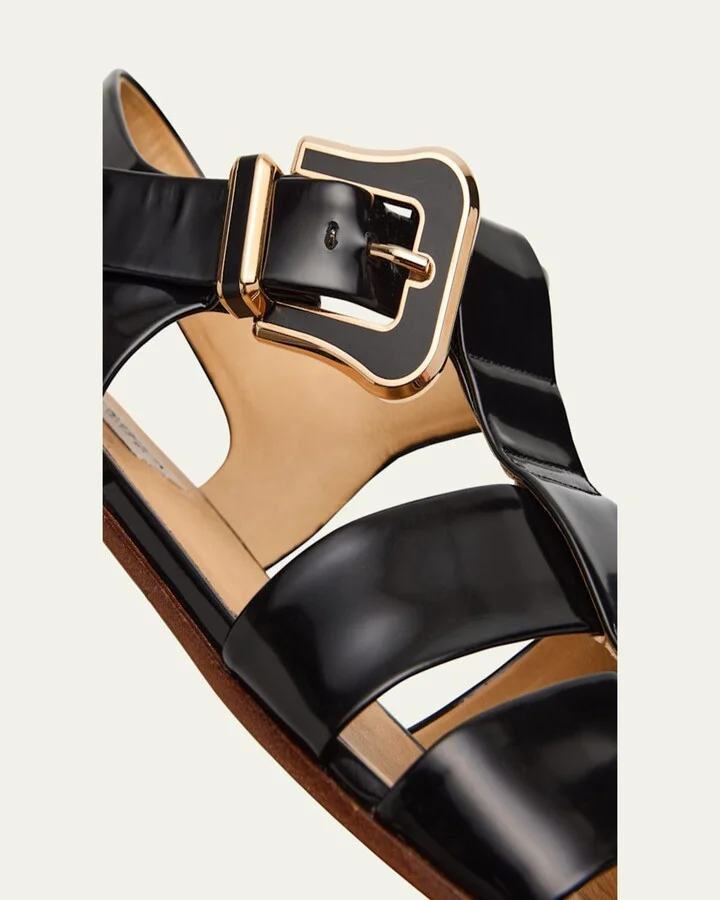 Lynn Leather Fisherman Sandals - Image 5