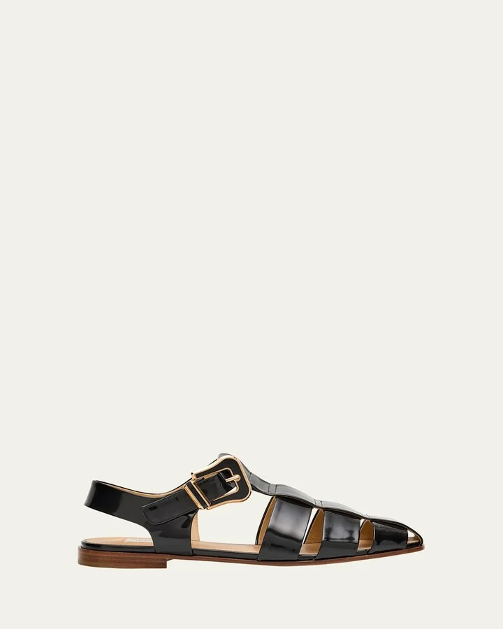 Lynn Leather Fisherman Sandals