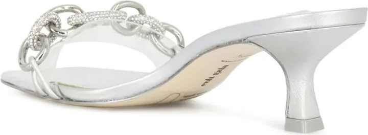 Lynn metallic leather sandals - Image 4