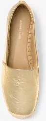 Lynne Crackled Metallic Leather Platform Espadrille - Image 4