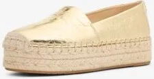 Lynne Crackled Metallic Leather Platform Espadrille - Image 5