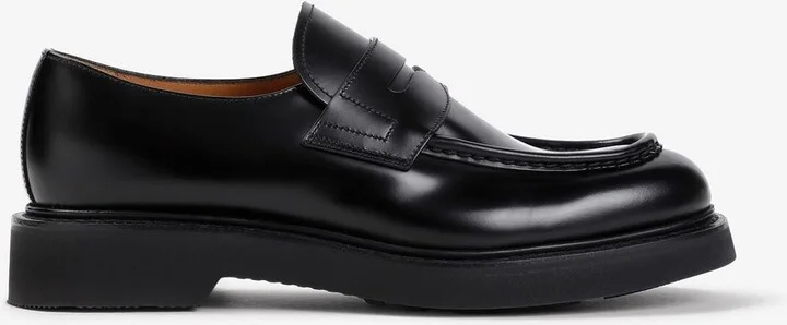 Lynton Calf Leather Penny Loafers