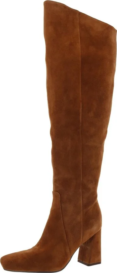 Lyric Womens Leather Over-The-Knee Boots