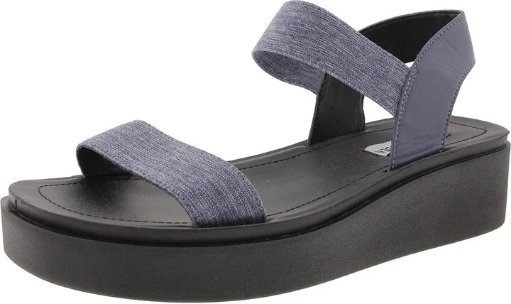 LYRICAL Womens Stretch Faux Leather Ankle Strap