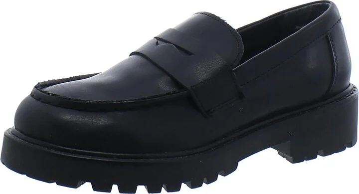 Lyris Womens Faux Leather Penny Loafers