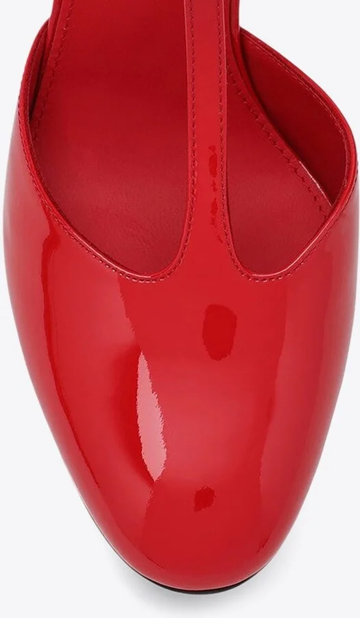 Lysandra 95 T-strap Pumps in Patent Leather - Image 2
