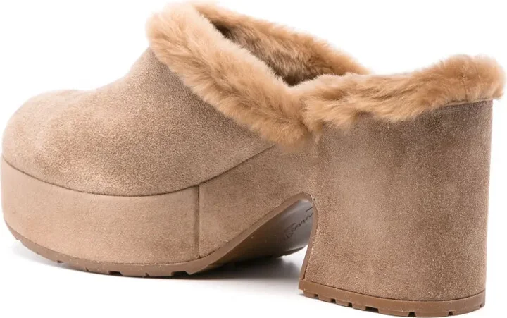 Lyss 85mm suede mules - Image 3