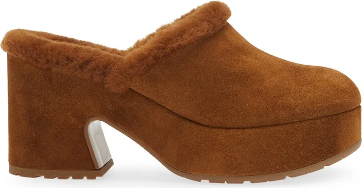 Lyss Genuine Shearling Mule - Image 3