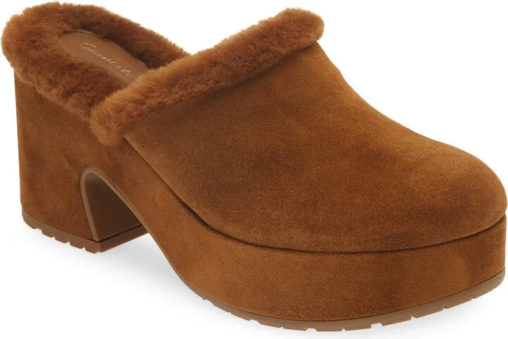 Lyss Genuine Shearling Mule