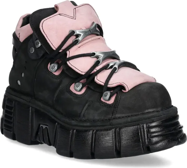 M-106-C26 lace-up chunky sole trainers - Image 2