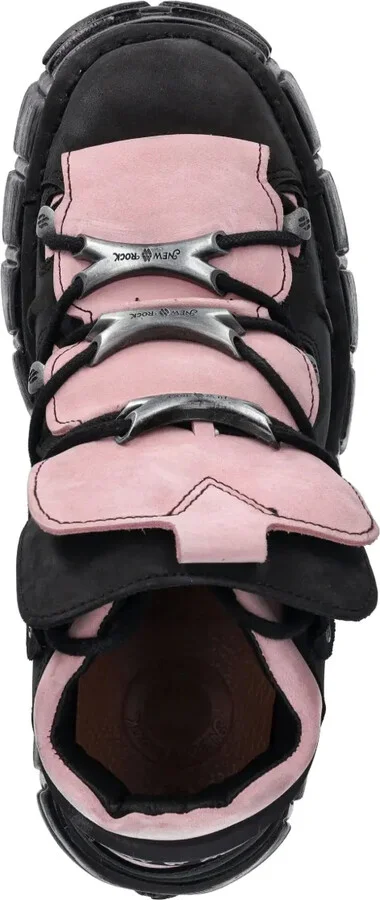 M-106-C26 lace-up chunky sole trainers - Image 4
