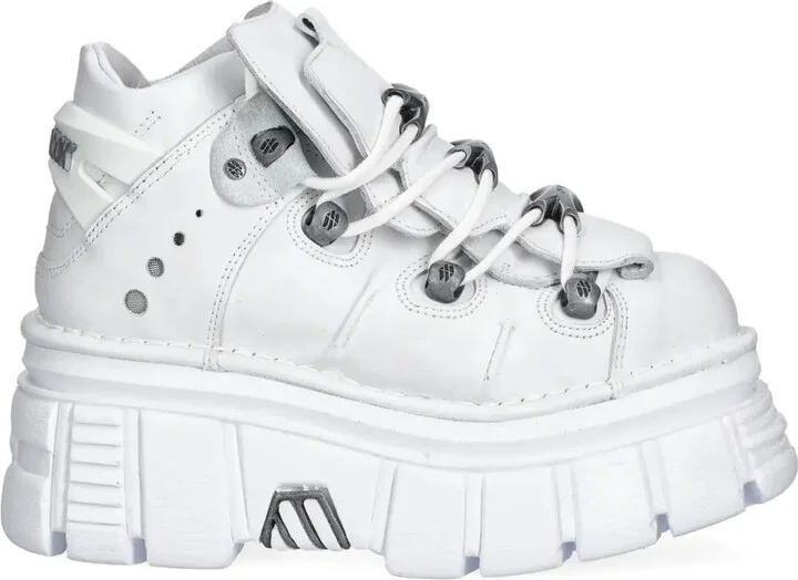 M-106-S53 platform lace-up trainers