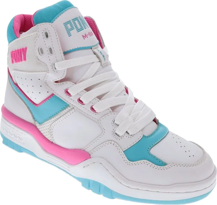 White/scuba Blue/pink