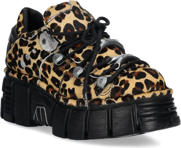 M-120N-C54 leopard-print platform trainers - Image 2