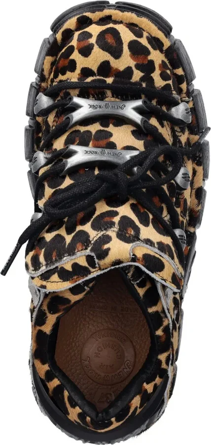 M-120N-C54 leopard-print platform trainers - Image 4