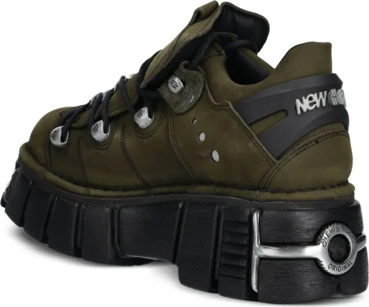 M-120N-C61 lace-up chunky sole trainers - Image 3