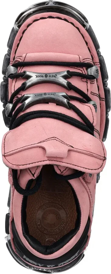 M-120N-C78 lace-up platform trainers - Image 4
