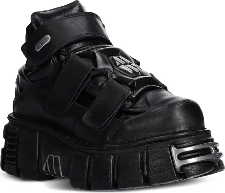 M-285-S1 strap detail platform boots - Image 2