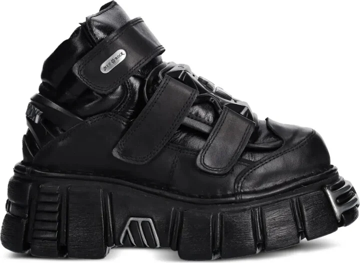 M-285-S1 strap detail platform boots