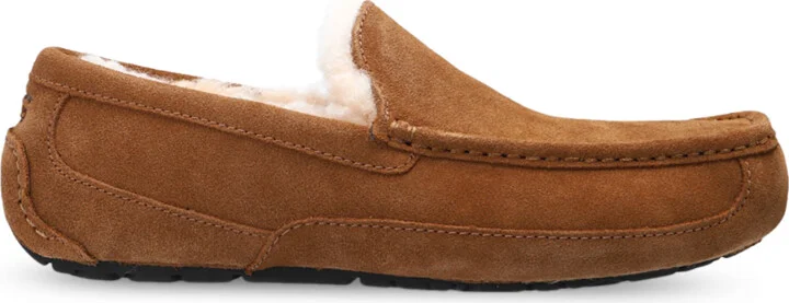 ‘M Ascot’ Moccasins With Fur Lining, , - Brown