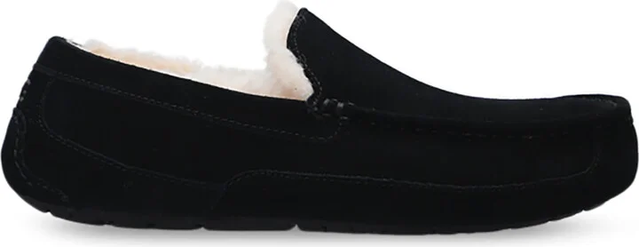 ‘M Ascot’ Suede Moccasins, , - Black