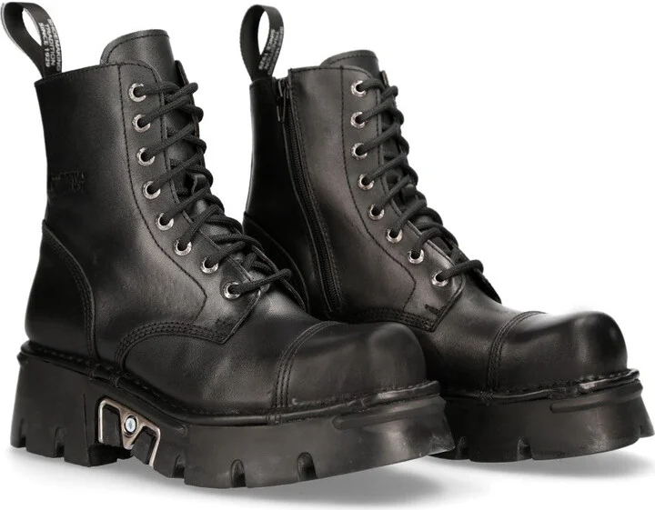M-NewMILI083-S19 Combat Boots Leather