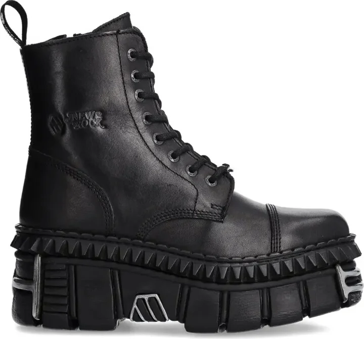 M-WALL083CCT-S9 lace-up platform boots