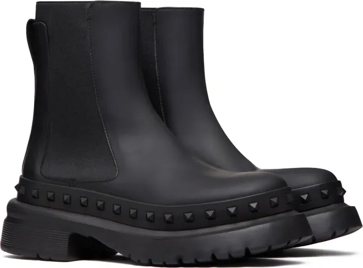 M-Way Rockstud leather ankle boots - Image 2