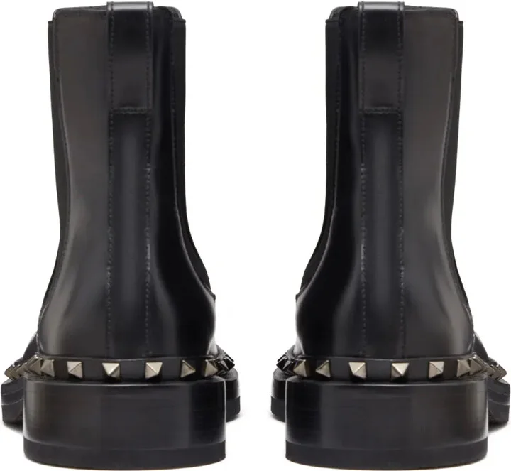 M-Way Rockstud leather ankle boots - Image 3